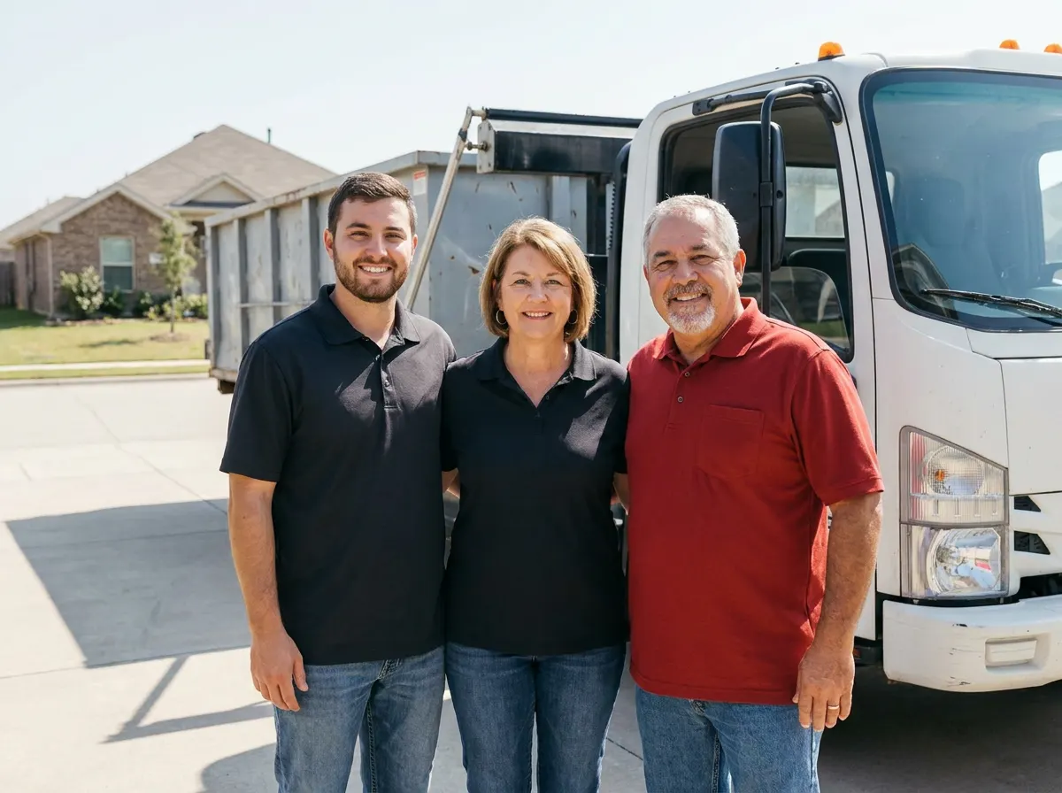 Brickline Dumpster Rental dumpster rental team in Princeton, TX